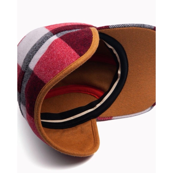 Plaid Pilot Cap - Picture 3 of 8